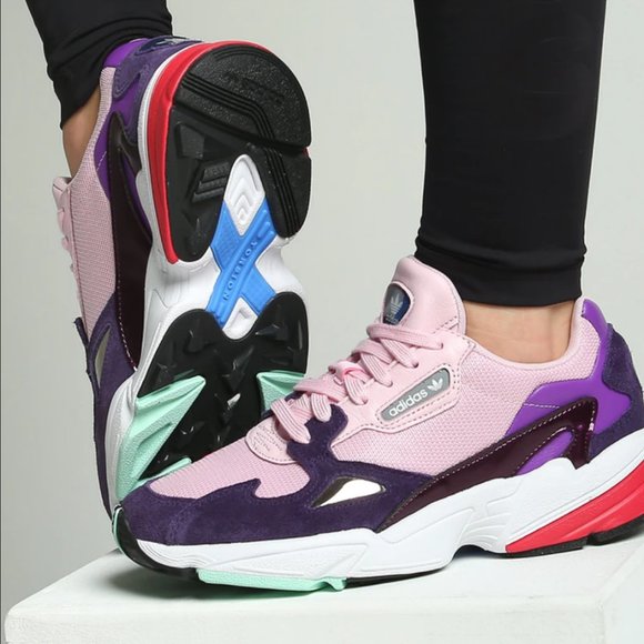 adidas falcon pink purple